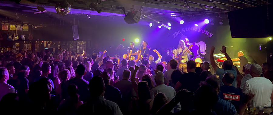 Tramps Like Us concert audience photo