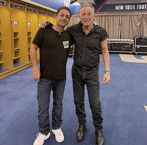 Mark Salore meeting Bruce Springsteen